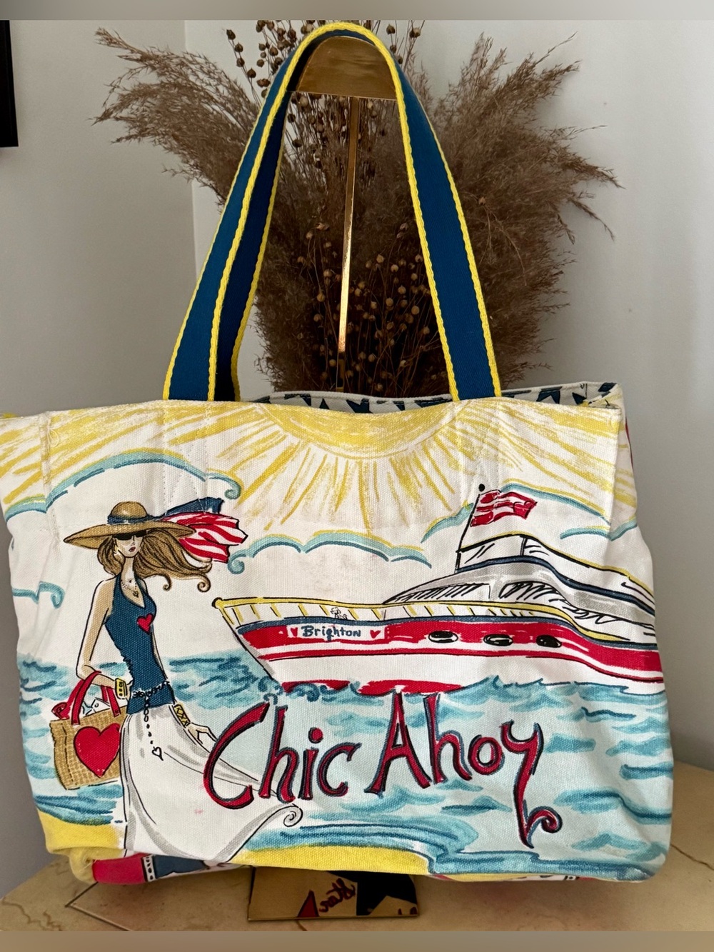BRIGHTON OVERSIZED TOTE BAG EUC - Picture 2 of 8